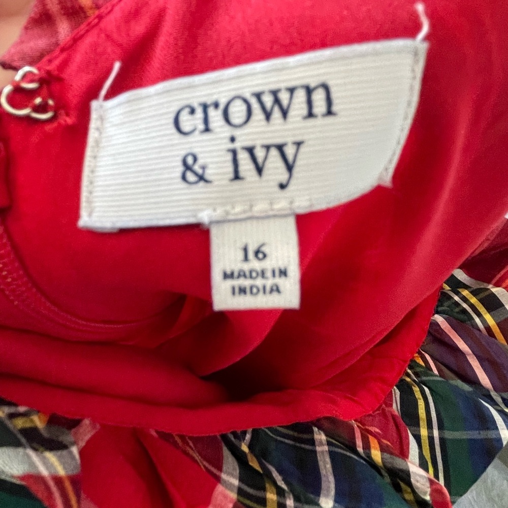 Holiday dress Crown and Ivy size 14 ladies - Picture 5 of 11